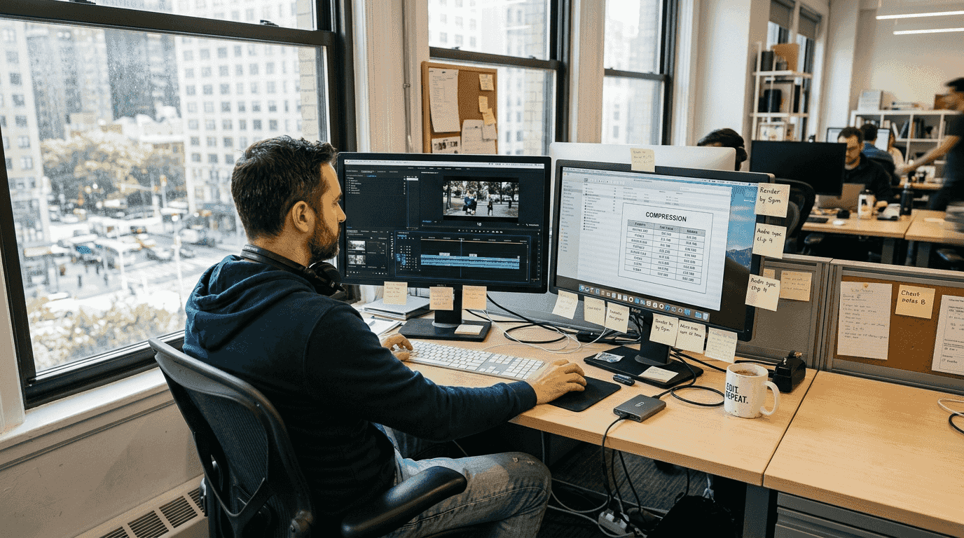 Video compression best practices: optimize quality and storage