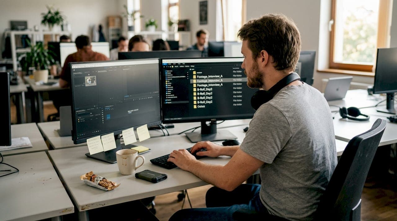 Video content organization checklist: save storage space